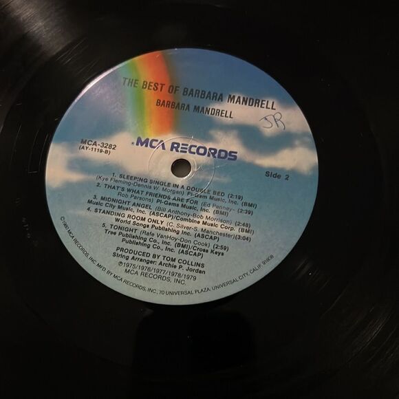 BARBARA MANDRELL "THE BEST OF BARBARA MANDRELL" PREMIUM QUALITY USED LP - Picture 5 of 8